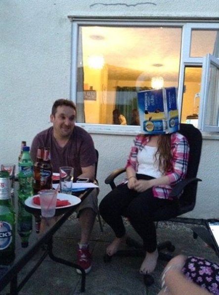 Me n Box Lady again